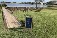 We can LIVE STREAM YOUR WEDDING your private dock in your backyard.