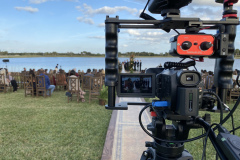 We can LIVE STREAM YOUR WEDDING your private dock in your backyard.