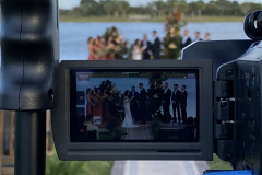 We can LIVE STREAM YOUR WEDDING your private dock in your backyard.